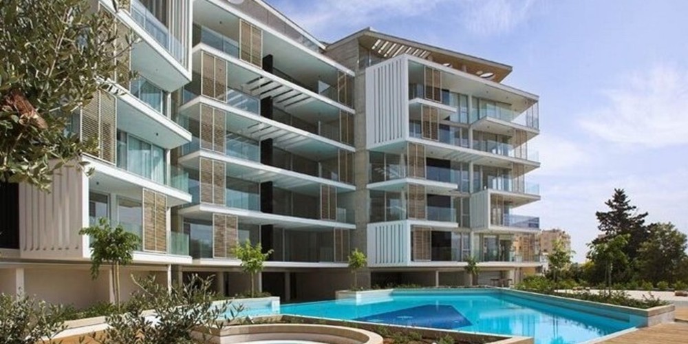Apartment (Flat) in Neapoli, Limassol with swimming pool