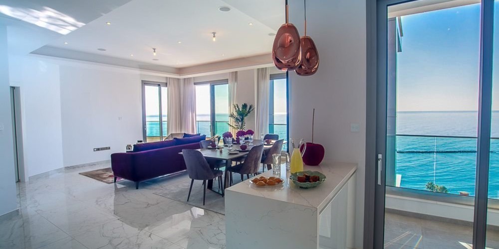 Apartment (Flat) in Germasoyia Tourist Area, Limassol with swimming pool