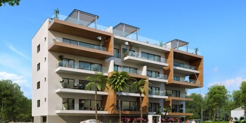 Apartment (Flat) in Papas Area, Limassol with swimming pool