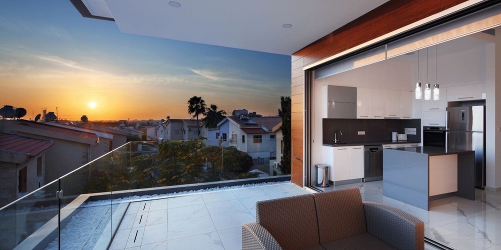 Apartment (Flat) in Germasoyia Tourist Area, Limassol with swimming pool