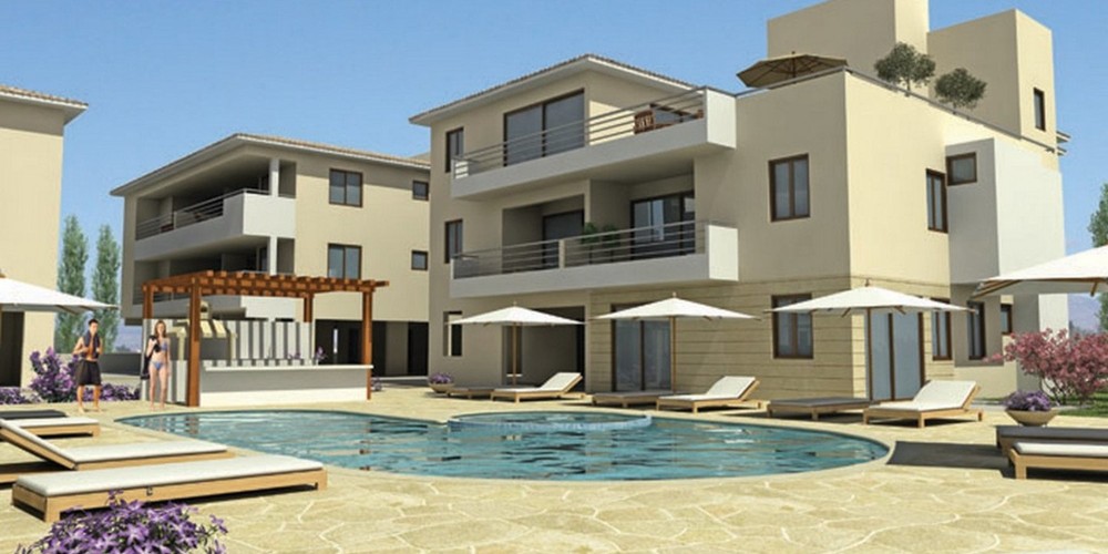 Apartment (Flat) in Tersefanou, Larnaca with swimming pool