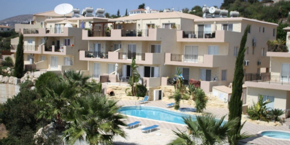 Apartment (Flat) in Mesa Chorio, Paphos with swimming pool