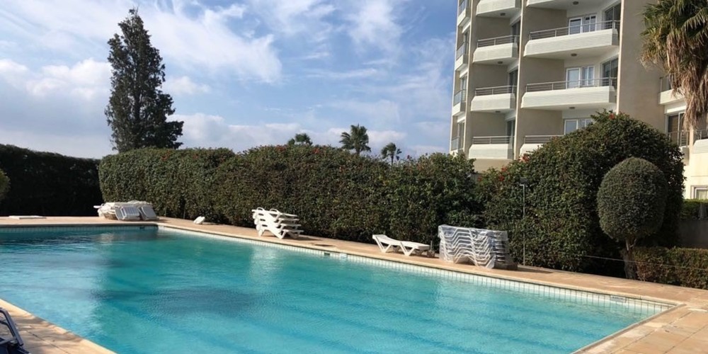 Apartment (Flat) in Germasoyia Tourist Area, Limassol with swimming pool