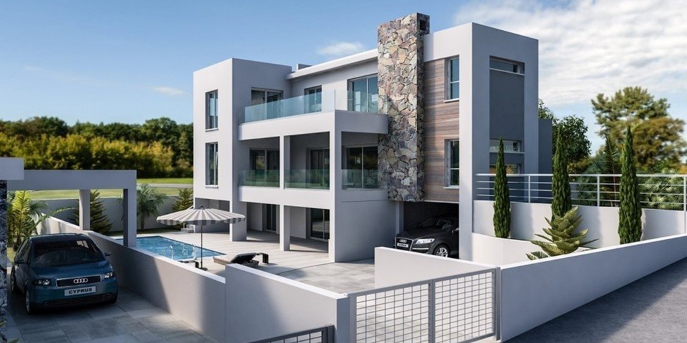 Spacious Modern Villa In Agia Phyla with swimming pool