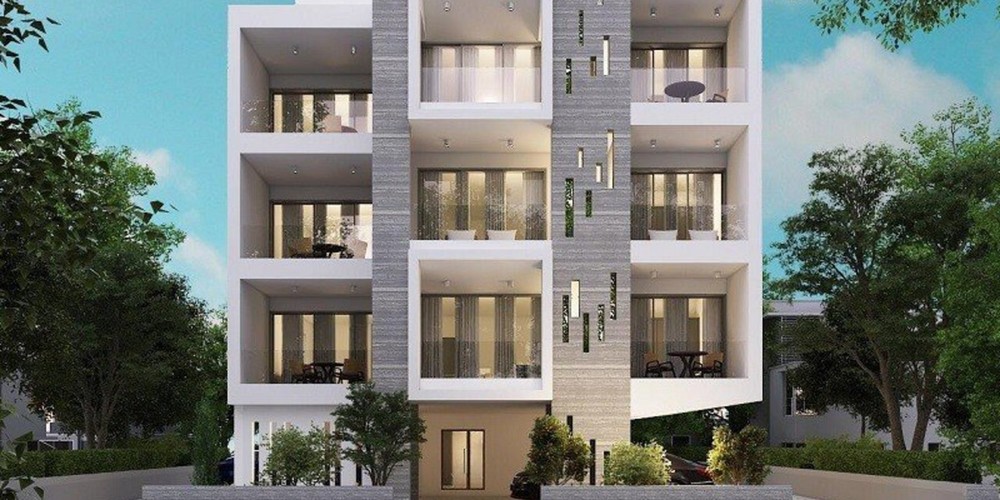 Apartment (Flat) in City Area, Paphos with swimming pool