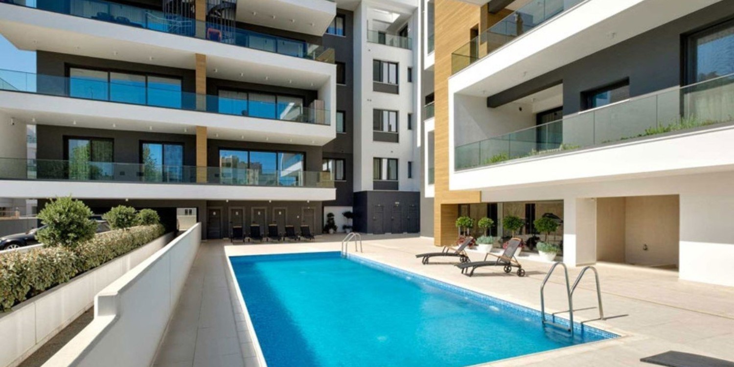 Apartment (Flat) in Papas Area, Limassol with swimming pool