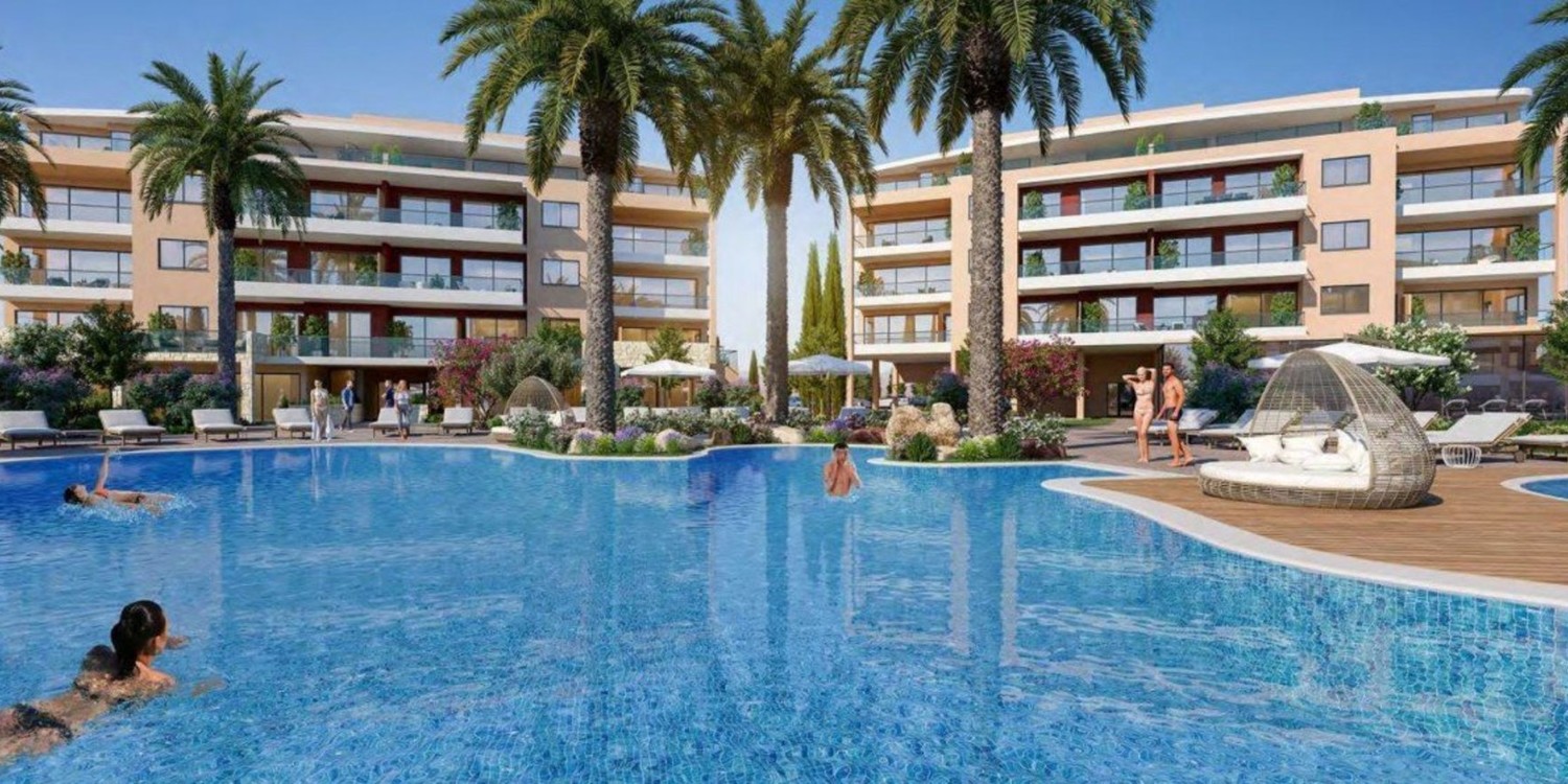 Apartment (Flat) in Trachoni, Limassol with swimming pool