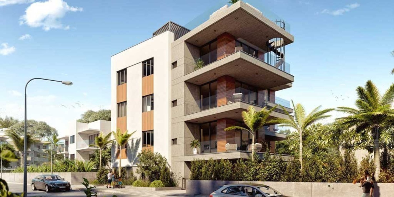 Villa Apartment (Penthouse) in Germasoyia Tourist Area, Limassol with swimming pool