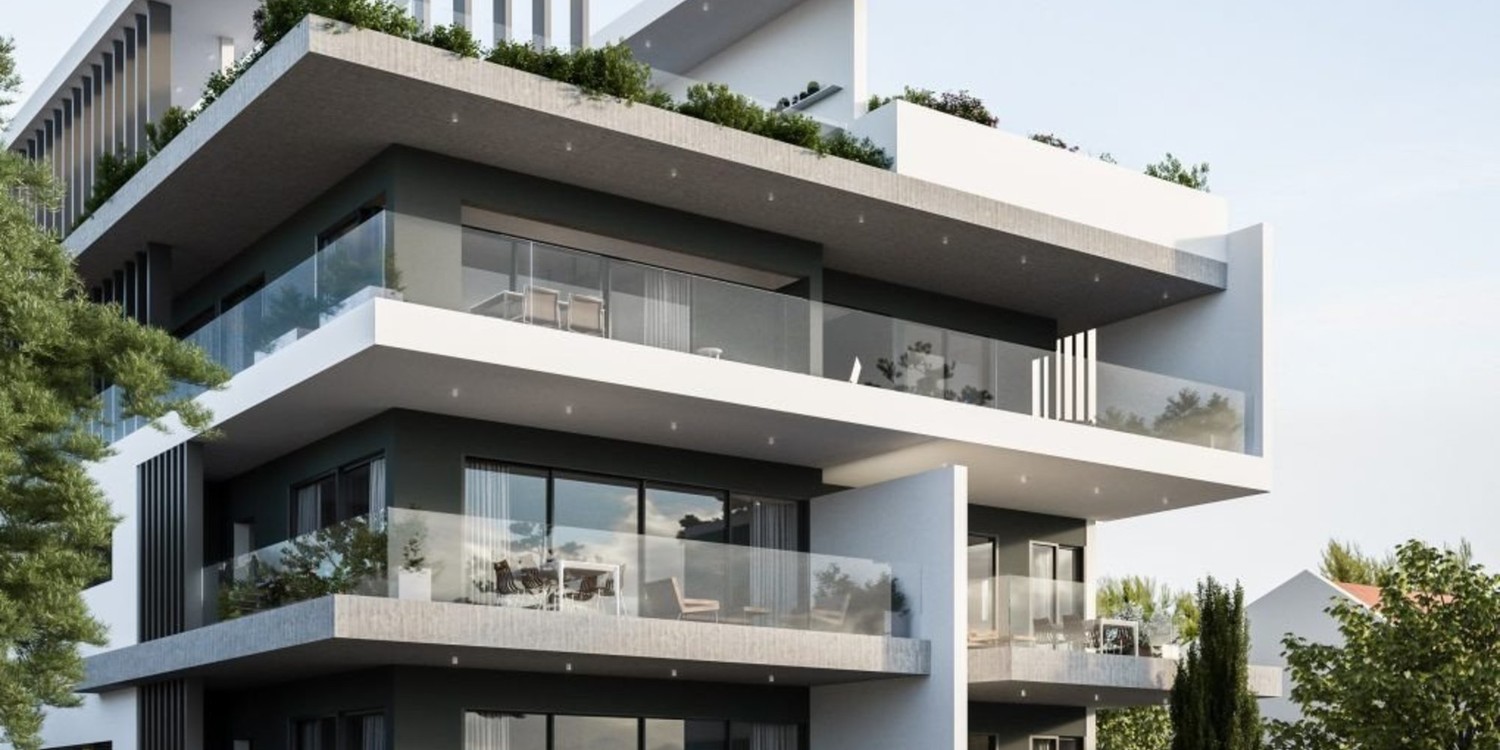 Villa Apartment (Penthouse) in Columbia, Limassol with swimming pool