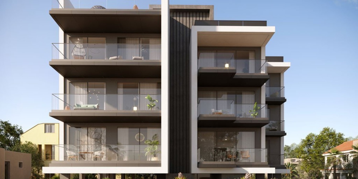 Apartment (Flat) in Germasoyia Tourist Area, Limassol with swimming pool
