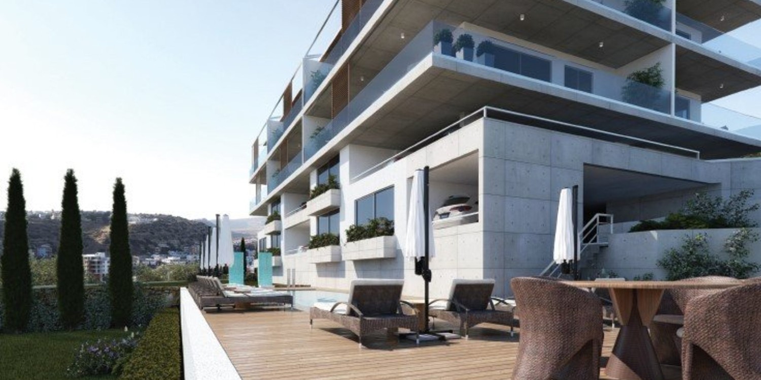 Apartment (Flat) in Germasoyia, Limassol with swimming pool
