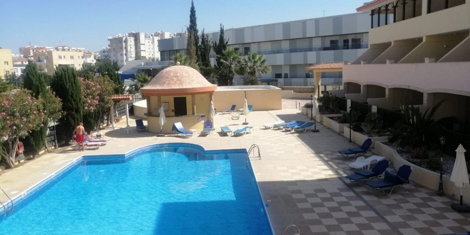 Apartment (Flat) in Tombs of the Kings, Paphos with swimming pool