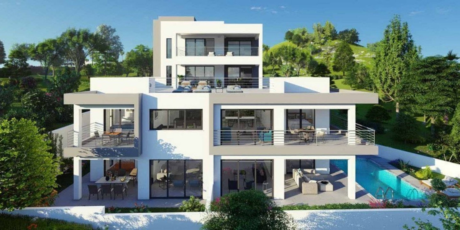 Apartment (Flat) in Mesa Chorio, Paphos with swimming pool