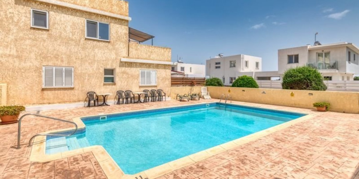 Apartment (Flat) in Frenaros, Famagusta with swimming pool