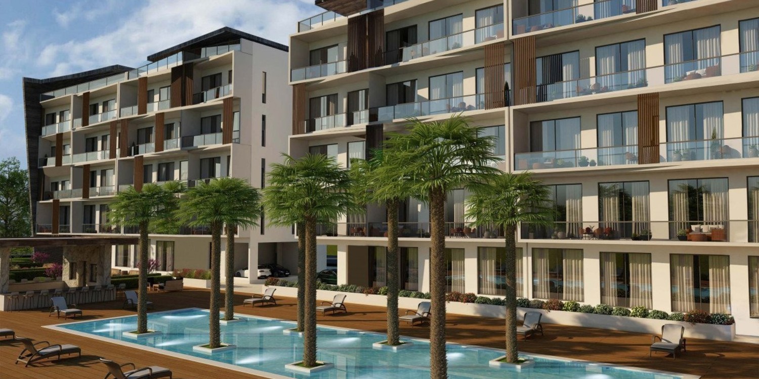 Apartment (Flat) in Universal, Paphos with swimming pool