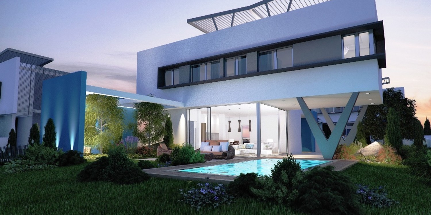 Property in Protaras, Modern Villas Complex with swimming pool
